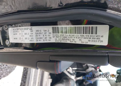 2015 Jeep Cherokee Trailhawk из США, поврежденный, VIN 1C4PJMBS5FW570213